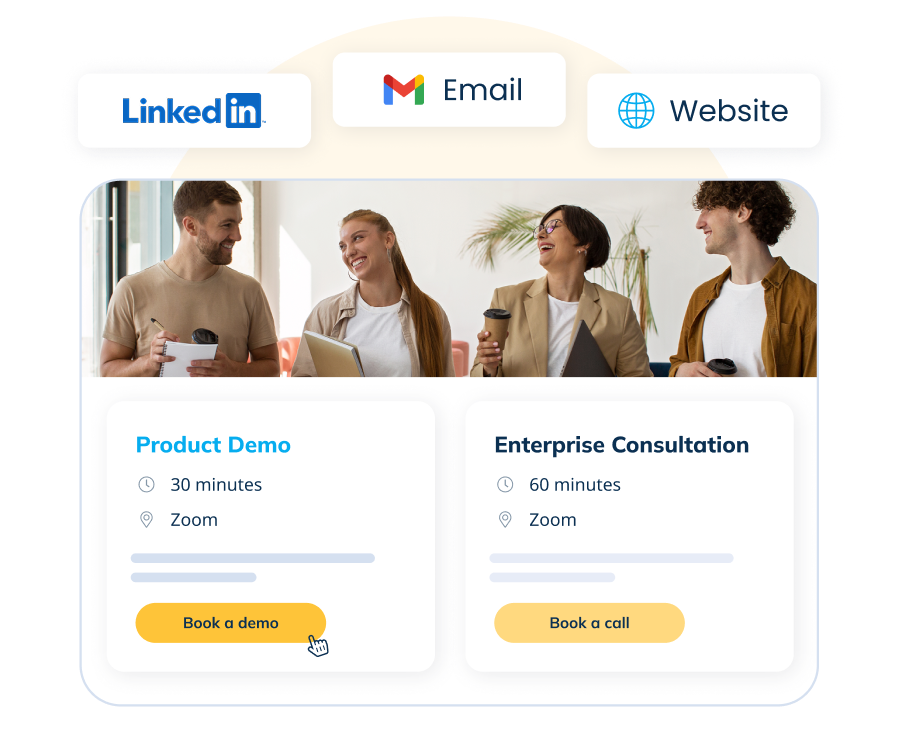 Multiple booking sources example